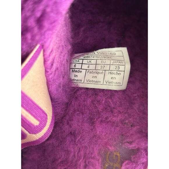 UGG BERRYLICIOUS MULTI FLUFF YEAH SLIDE SHEEPSKIN SLIPPERS Size 6 - Picture 8 of 10